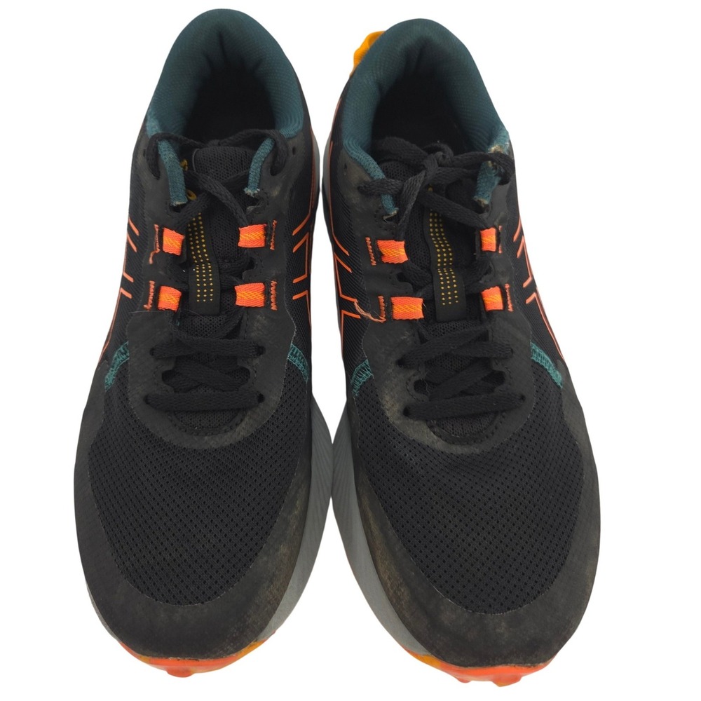 ASICS Gel Excite Trail 2 Sneakers Mens 8 Black Orange Running Shoes 1011B594 - Picture 4 of 11